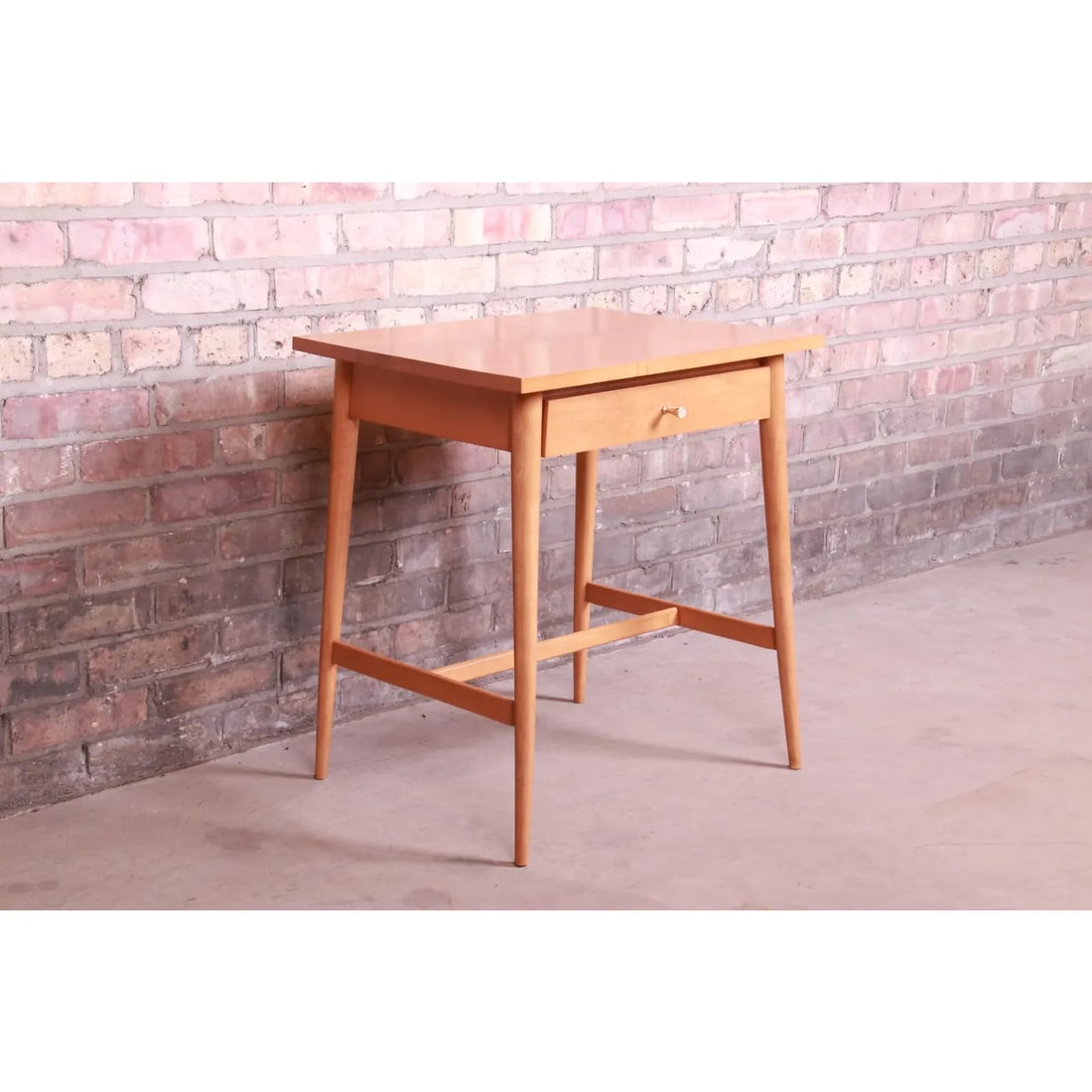 Paul McCobb Planner Group Solid Maple Nightstand, Newly Refinished - 5