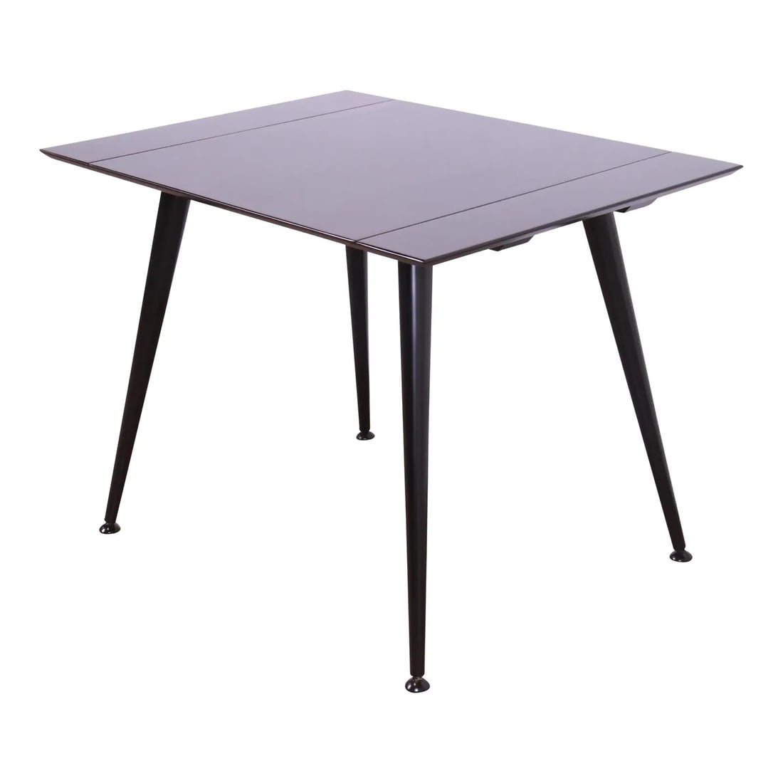 Paul McCobb Planner Group Mid-Century Modern Black Lacquered Extension Dinette Table (1 of 13)