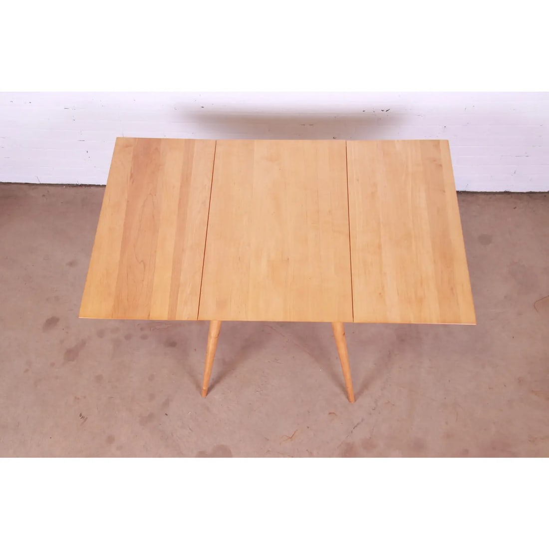 Paul McCobb Planner Group Solid Maple Drop Leaf Dining Table, Newly Refinished - 8