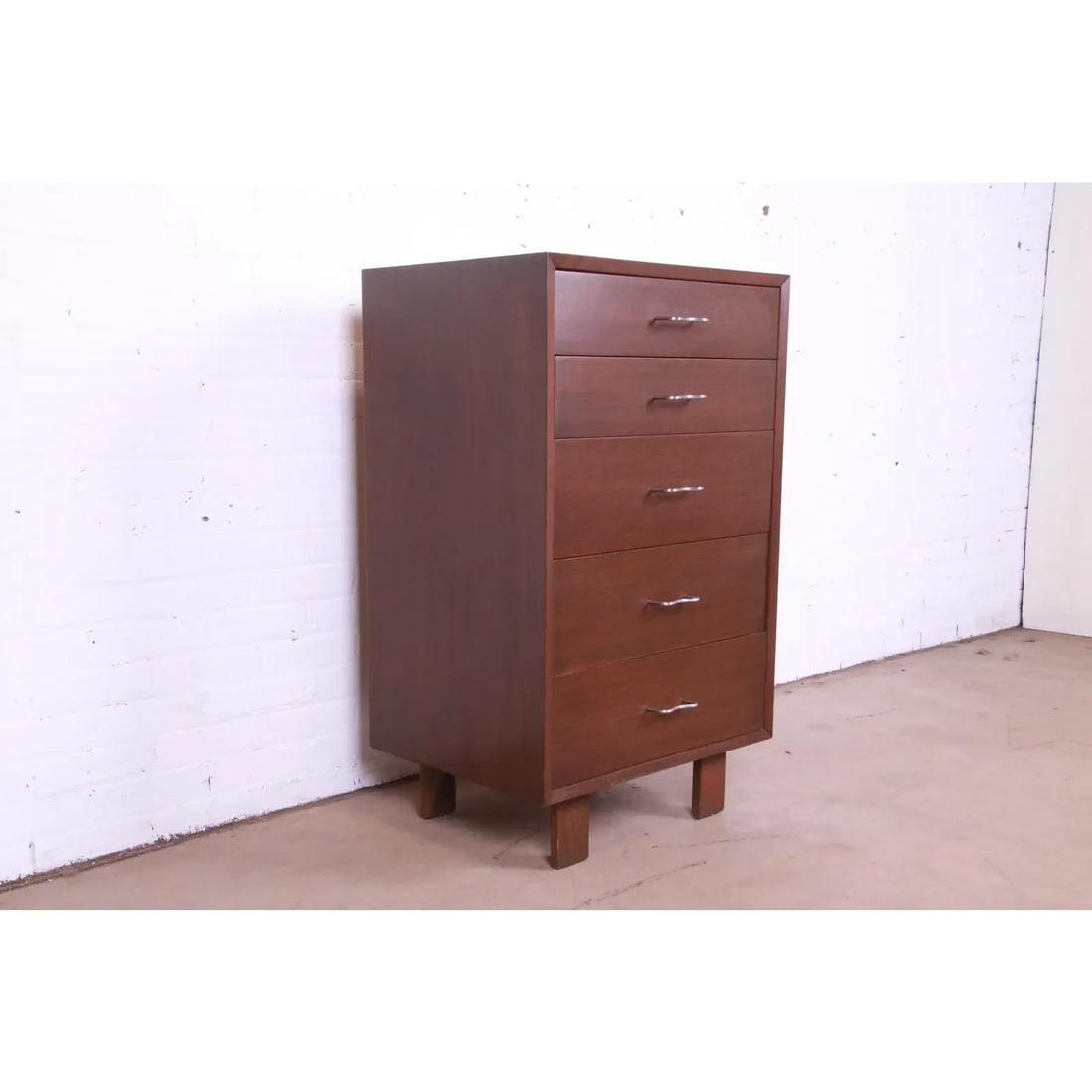 George Nelson for Herman Miller Walnut Chest of Drawers, 1950s - 4