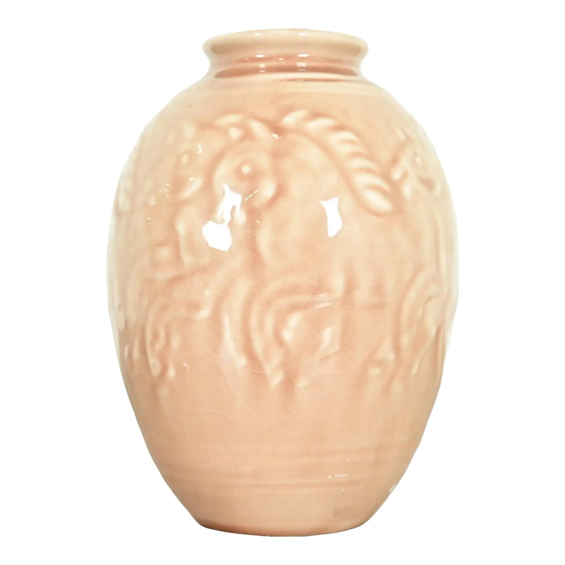 Rookwood Pottery Arts & Crafts Glazed Ceramic Art Pottery Vase With Relief Decoration of Horses (1 of 11)
