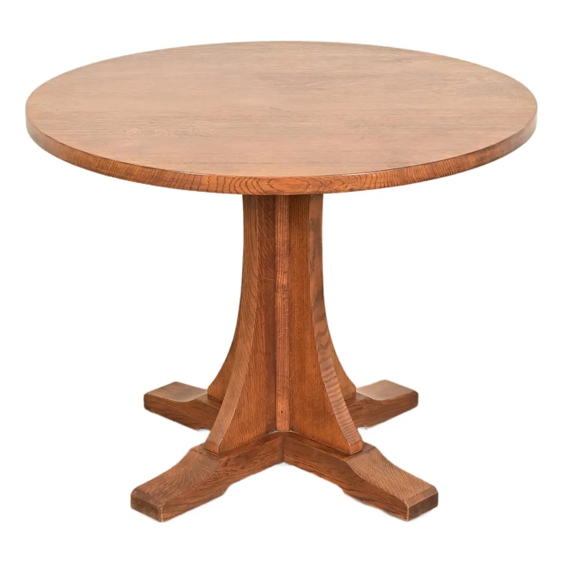 Stickley Mission Oak Arts & Crafts Center Table or Breakfast Table (1 of 10)