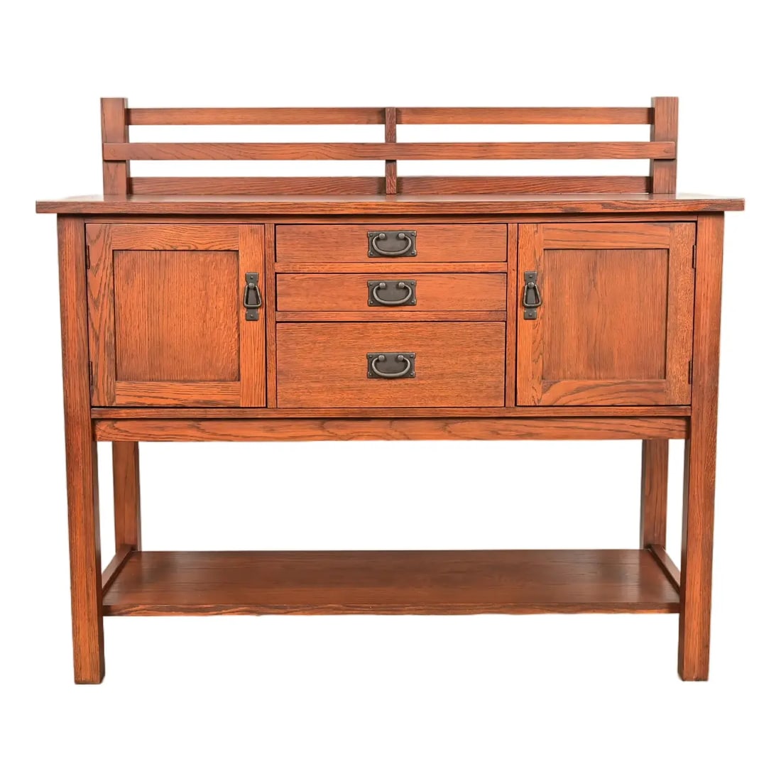 Stickley Style Mission Oak Arts & Crafts Sideboard or Bar Cabinet (1 of 15)