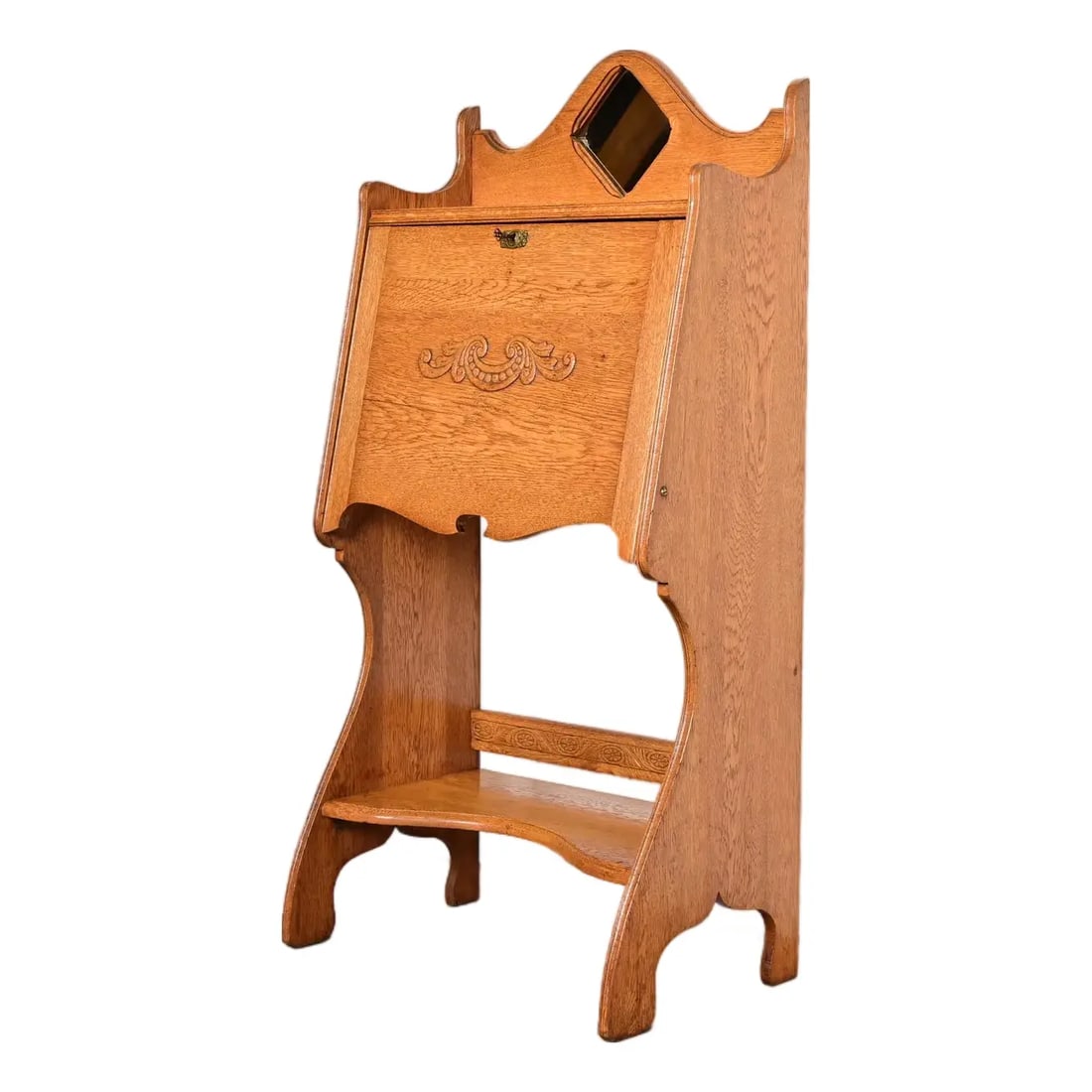 Stickley Brothers Style Antique Mission Oak Arts & Crafts Drop Front Secretary Desk, Circa 1900 (1 of 15)