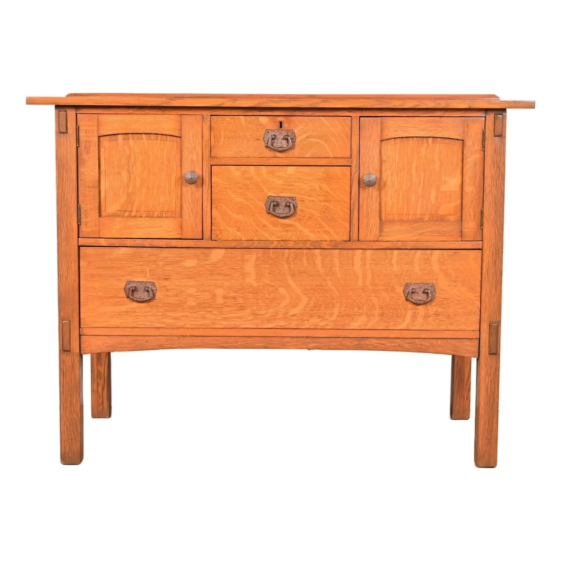Stickley Brothers Style Antique Mission Oak Arts & Crafts Sideboard Buffet, Circa 1900 (1 of 14)