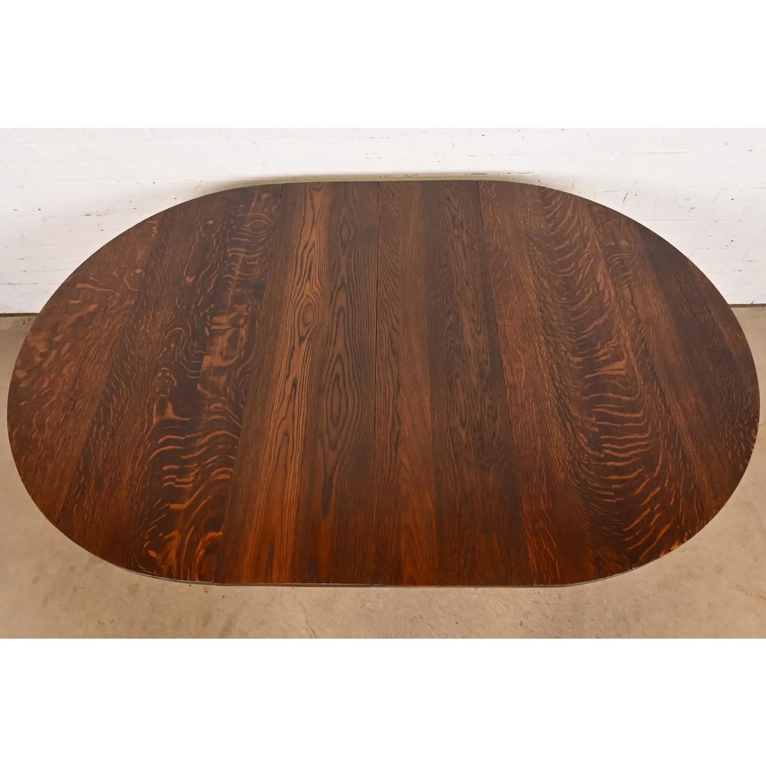 Gustav Stickley Antique Mission Oak Arts & Crafts Extension Dining Table, Circa 1910 - 11