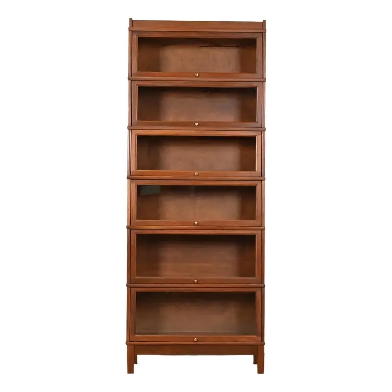 Arts & Crafts Walnut Six-Stack Barrister Bookcase by Hale (1 of 11)