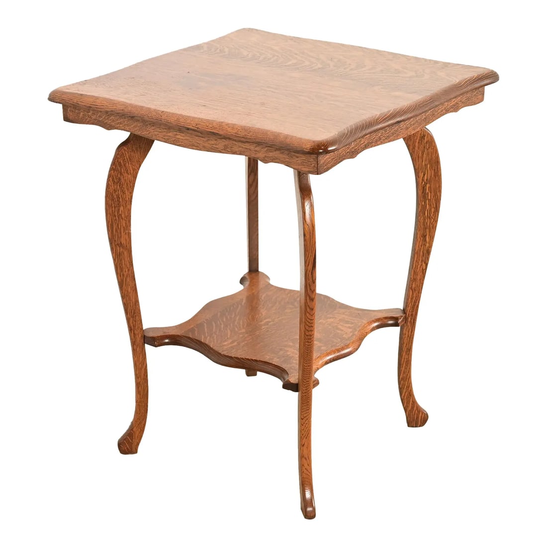 Antique Victorian Carved Oak Parlor Table or Side Table, Circa 1900 (1 of 11)