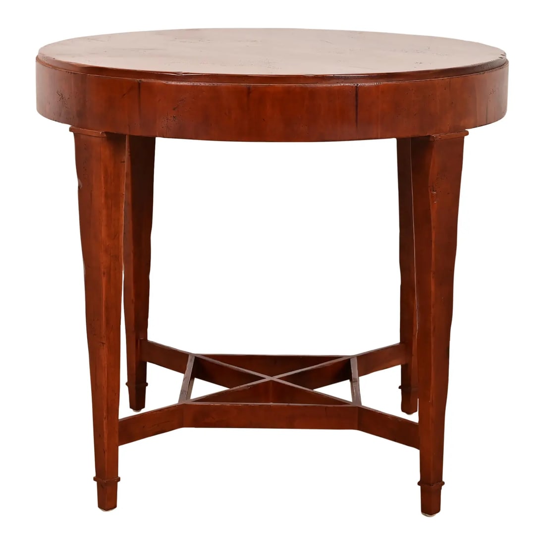 Baker Furniture Federal Cherry Wood Tea Table or Occasional Side Table (1 of 9)
