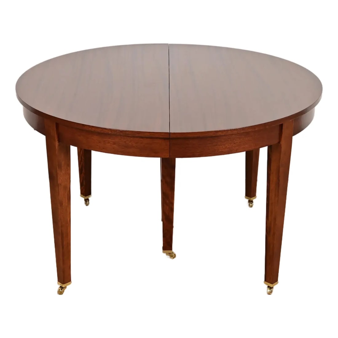 Baker Furniture Style French Regency Louis XVI Mahogany Extension Dining Table, Newly Refinished (1 of 13)