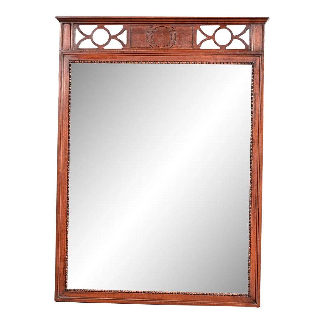 Regency Carved Mahogany Wall Mirror by West Michigan Furniture Co., Circa 1940s (1 of 11)