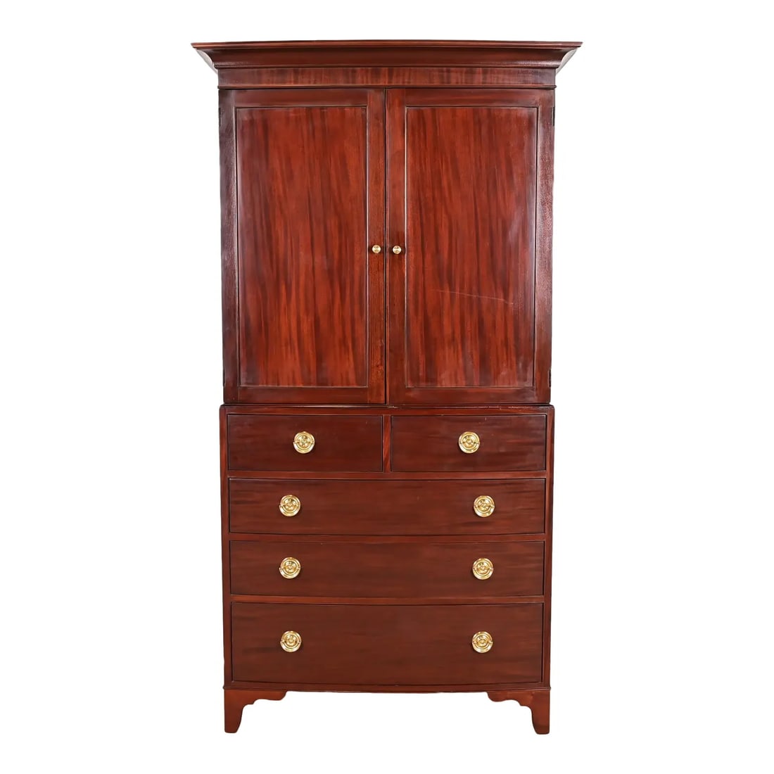 Baker Furniture Federal Mahogany Armoire Dresser or Linen Press (1 of 12)