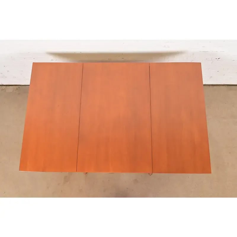 Paul McCobb Planner Group Solid Maple Drop Leaf Dining Table, Newly Refinished - 5