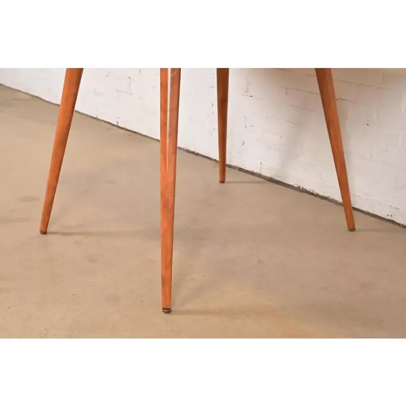 Paul McCobb Planner Group Solid Maple Drop Leaf Dining Table, Newly Refinished - 7