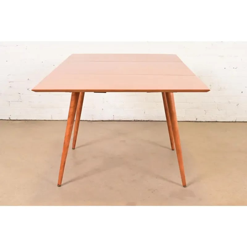 Paul McCobb Planner Group Solid Maple Drop Leaf Dining Table, Newly Refinished - 8