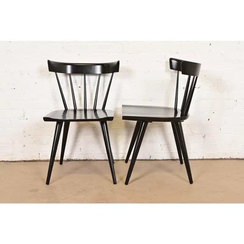 Paul McCobb Planner Group Mid-Century Modern Spindle Back Dining Chairs, Set of Six - 11