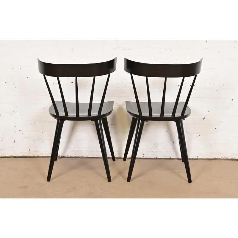 Paul McCobb Planner Group Mid-Century Modern Spindle Back Dining Chairs, Set of Six - 12