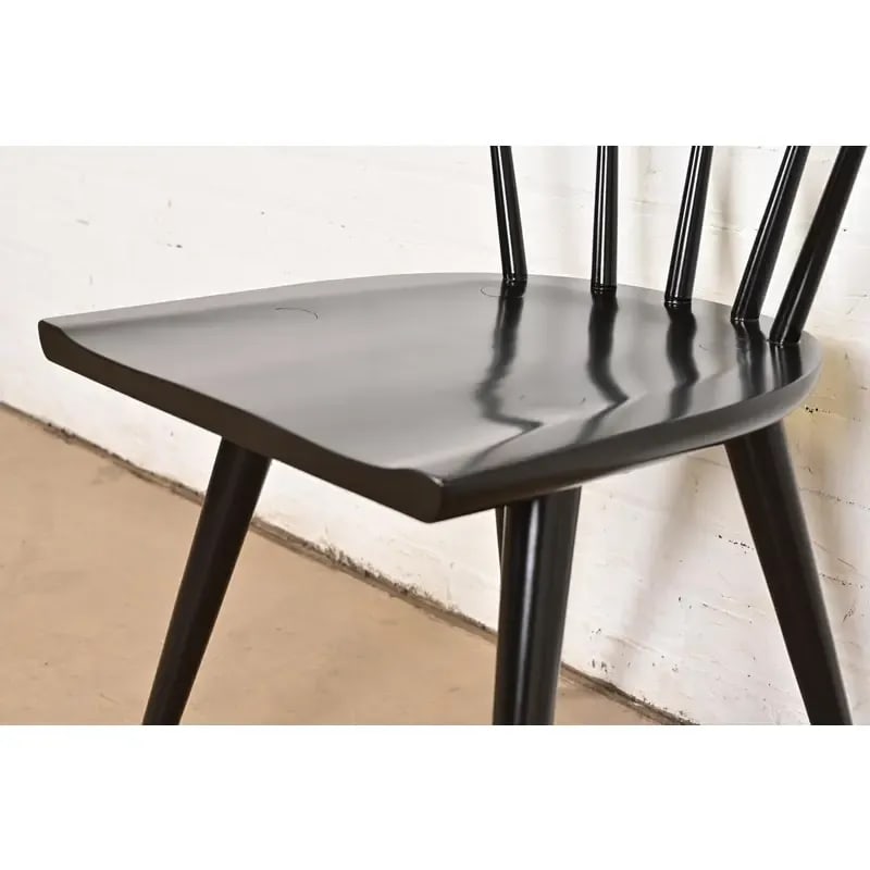 Paul McCobb Planner Group Mid-Century Modern Spindle Back Dining Chairs, Set of Six - 9