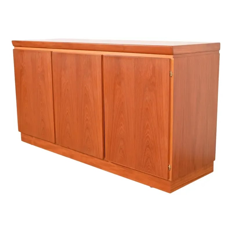 Skovby Danish Modern Teak Sideboard or Bar Cabinet, Circa 1970s (1 of 12)