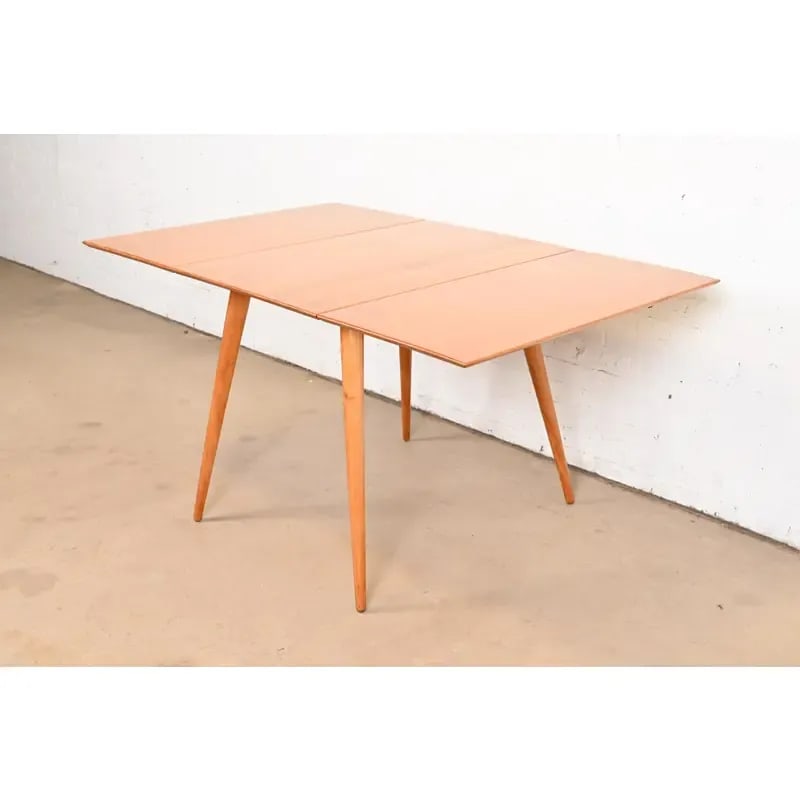 Paul McCobb Planner Group Solid Maple Drop Leaf Dining Table, 1950s - 12