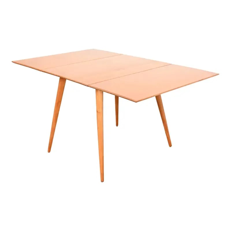 Paul McCobb Planner Group Solid Maple Drop Leaf Dining Table, 1950s (1 of 12)