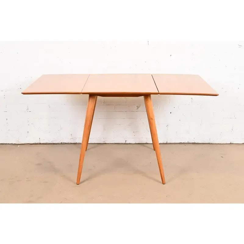 Paul McCobb Planner Group Solid Maple Drop Leaf Dining Table, 1950s - 4