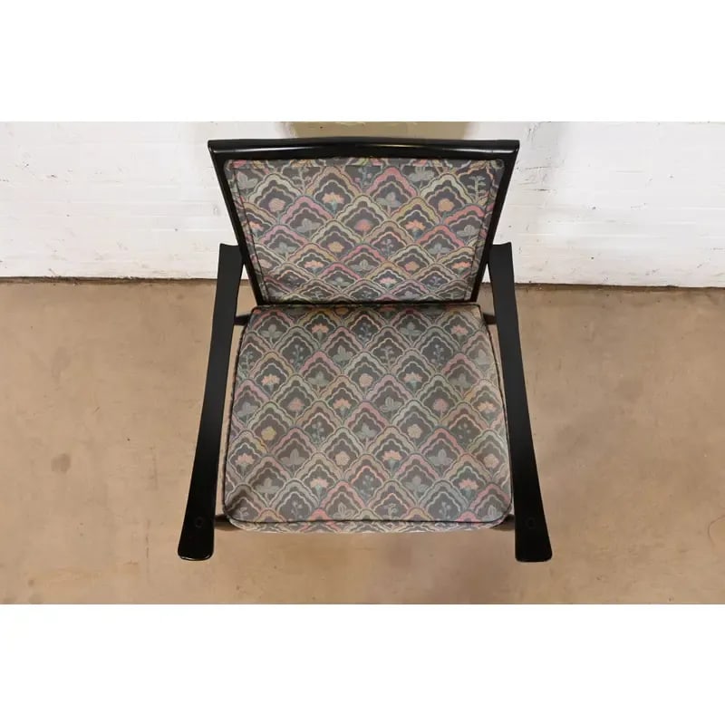 Paul McCobb Planner Group Black Lacquered Lounge Chair, 1950s - 7