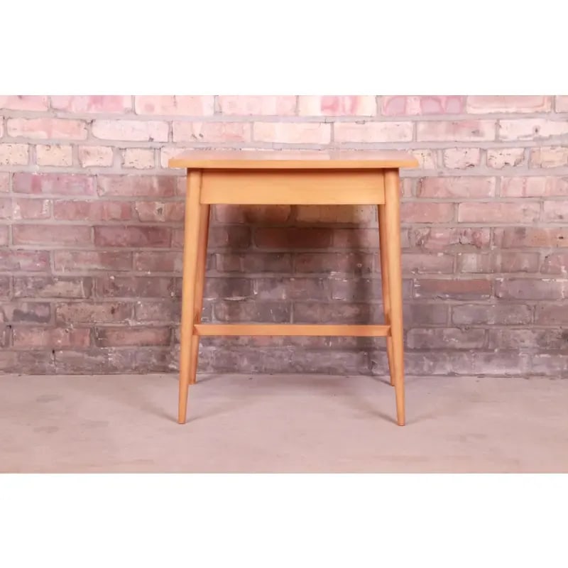 Paul McCobb Planner Group Solid Maple Nightstand, Newly Refinished - 10
