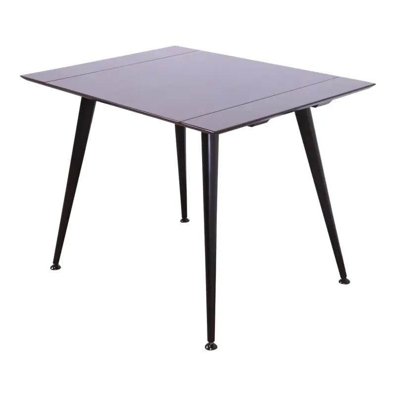 Paul McCobb Planner Group Mid-Century Modern Black Lacquered Extension Dinette Table (1 of 13)