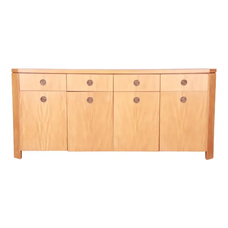 Charles Pfister for Baker Furniture Primavera Art Deco Sideboard Credenza or Bar Cabinet (1 of 11)