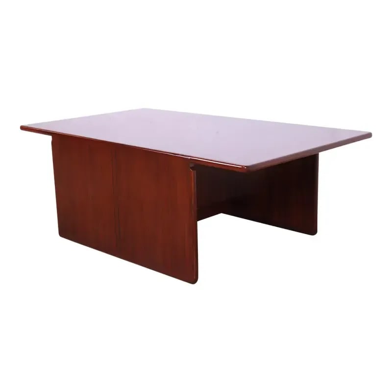 Afra and Tobia Scarpa for B&b Italia Rosewood Coffee Table (1 of 13)