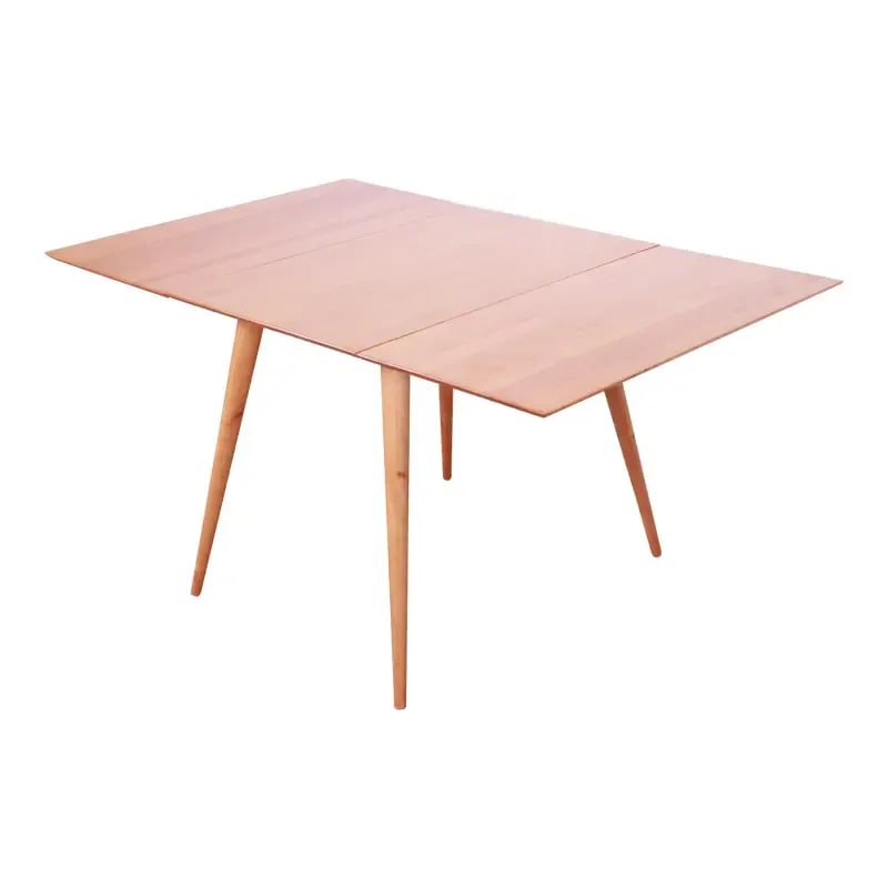 Paul McCobb Planner Group Solid Maple Drop Leaf Dining Table, Newly Refinished (1 of 13)