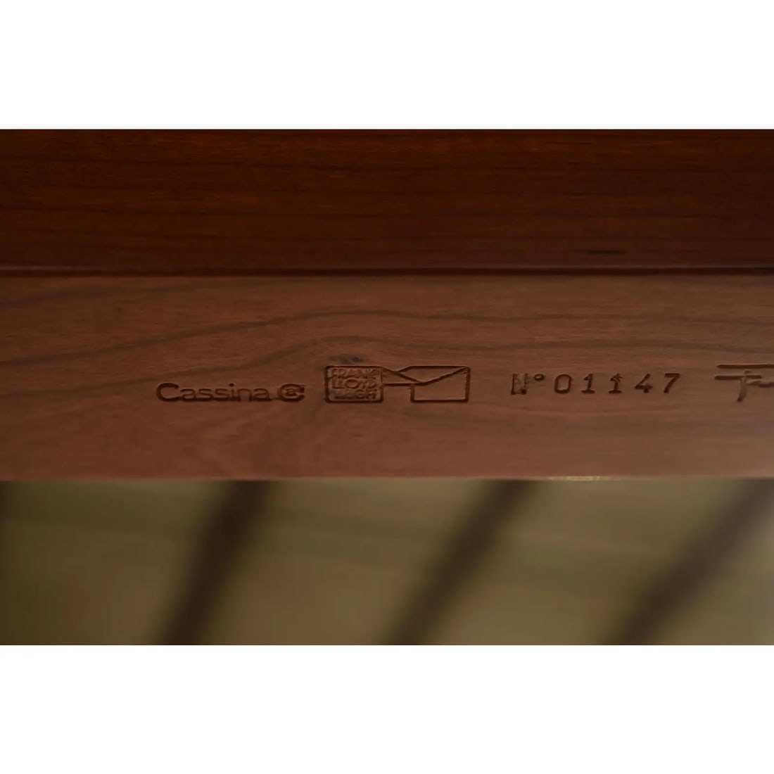 Frank Lloyd Wright for Cassina Arts & Crafts Husser House Cherry Wood Dining Table - 10