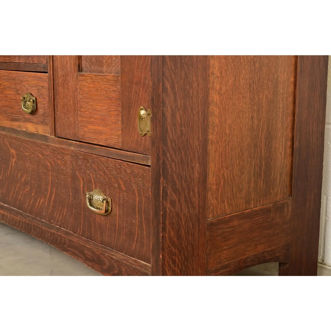 Lifetime Furniture Antique Mission Oak Arts & Crafts Sideboard, Circa 1910 - 13