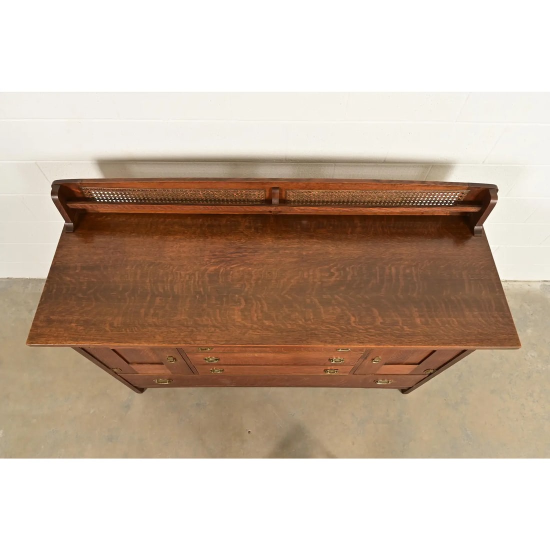 Lifetime Furniture Antique Mission Oak Arts & Crafts Sideboard, Circa 1910 - 14