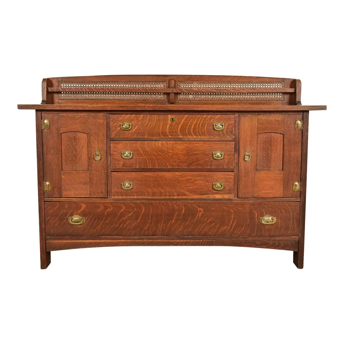 Lifetime Furniture Antique Mission Oak Arts & Crafts Sideboard, Circa 1910 (1 of 17)