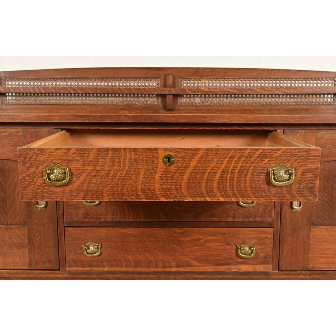 Lifetime Furniture Antique Mission Oak Arts & Crafts Sideboard, Circa 1910 - 8