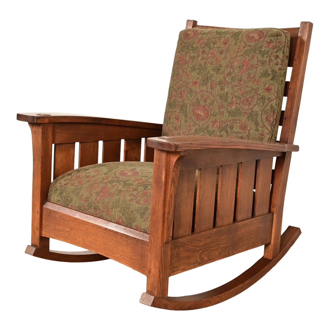L. & J. G. Stickley Mission Oak Arts & Crafts Rocking Chair (1 of 14)
