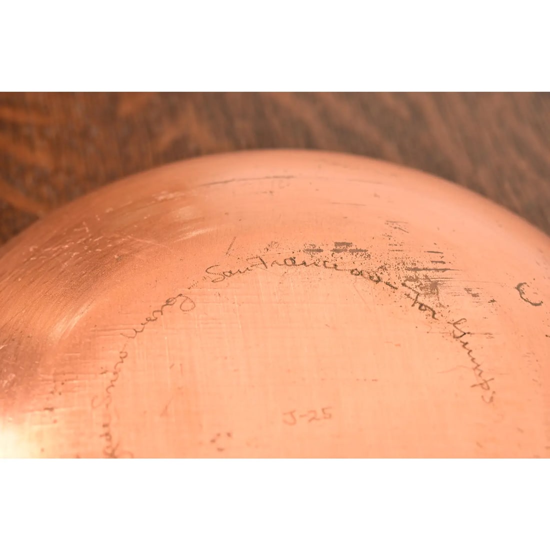 Jade Snow Wong Mid-Century Modern Copper Enamel Bowl, Circa 1950s - 6
