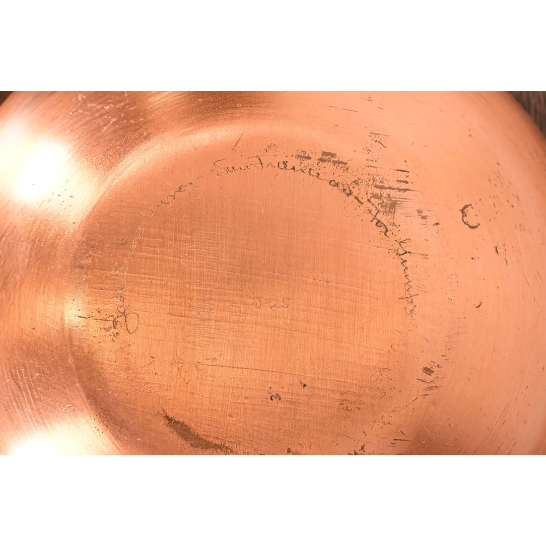 Jade Snow Wong Mid-Century Modern Copper Enamel Bowl, Circa 1950s - 7