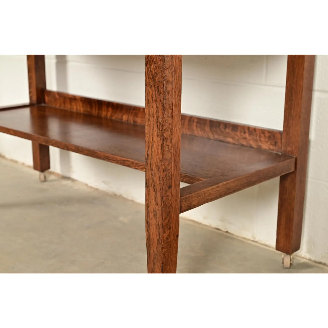 Stickley Brothers Style Antique Mission Oak Arts & Crafts Sideboard Buffet or Bar Cabinet - 13