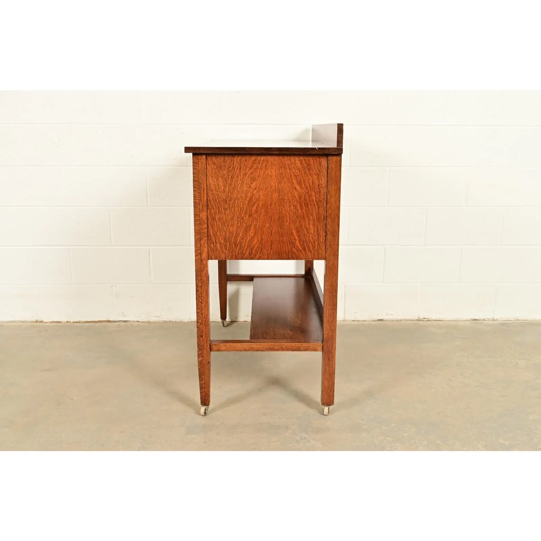 Stickley Brothers Style Antique Mission Oak Arts & Crafts Sideboard Buffet or Bar Cabinet - 15