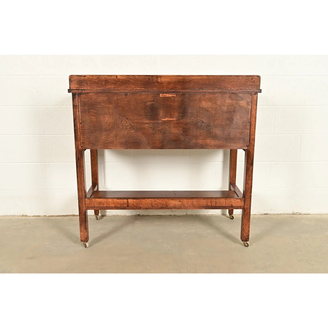 Stickley Brothers Style Antique Mission Oak Arts & Crafts Sideboard Buffet or Bar Cabinet - 16