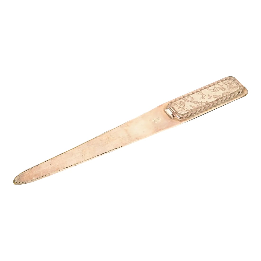 Roycroft Arts & Crafts Silver Finished Hammered Copper Letter Opener (1 of 11)