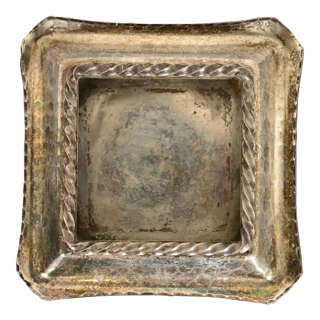 Roycroft Arts & Crafts Silver Finished Copper Desk Calendar Frame or Picture Frame (1 of 13)