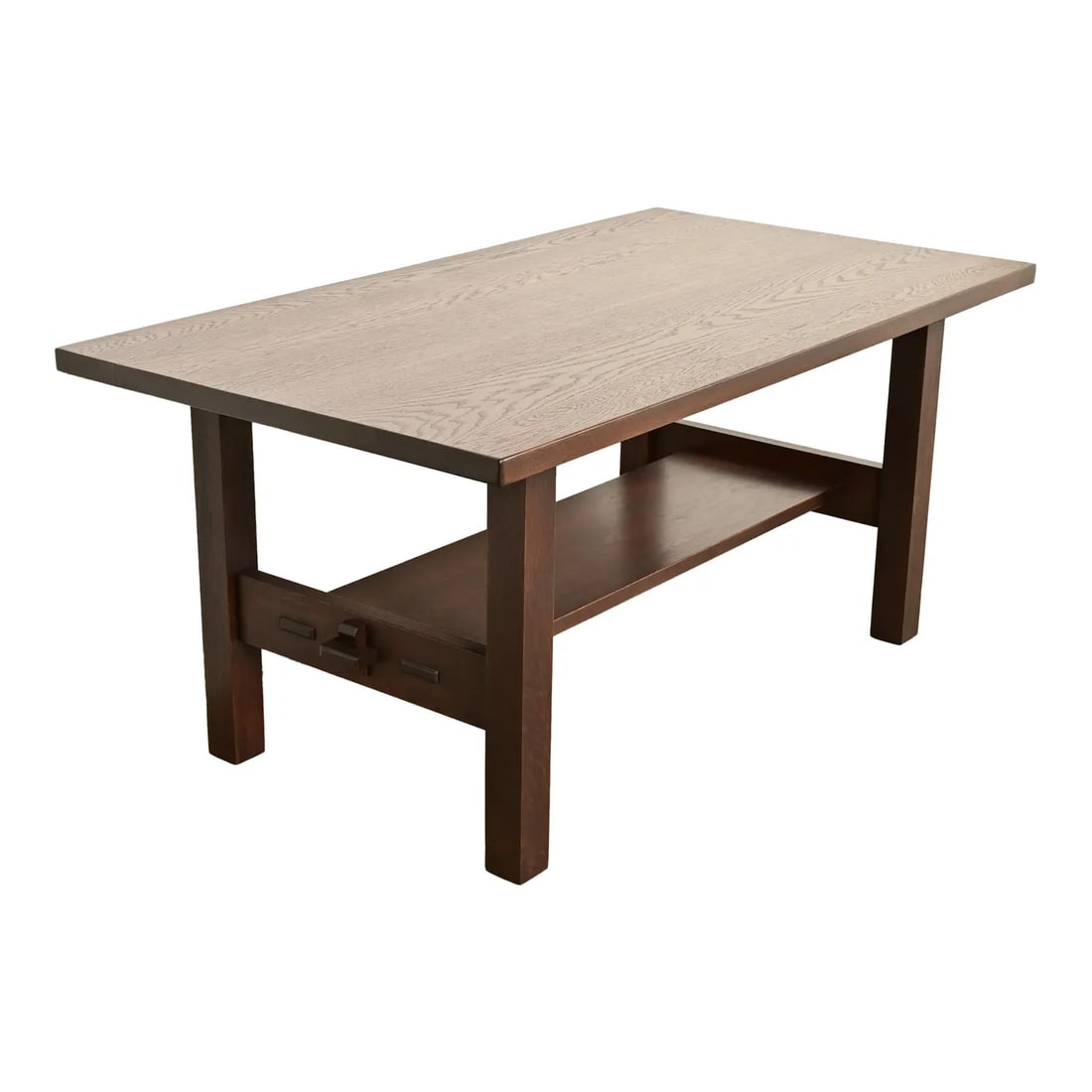 Gustav Stickley Antique Mission Oak Arts & Crafts Dining Table, Desk, or Library Table (1 of 12)