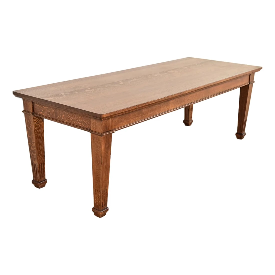 Stickley Brother's Style Antique Mission Oak Arts & Crafts Harvest Dining Table, Newly Refinished (1 of 11)