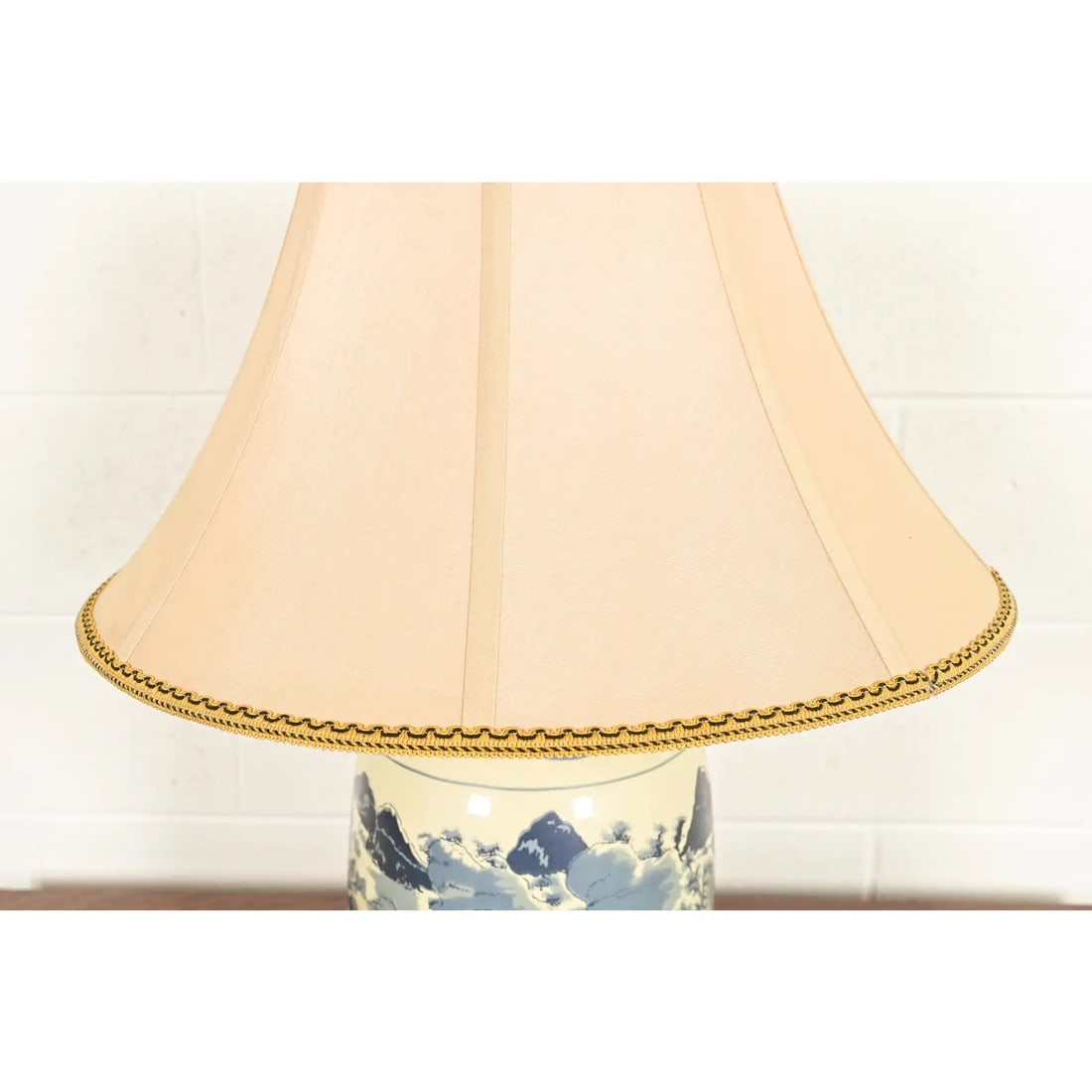 1970s Chinese Blue and White Porcelain Ginger Jar Table Lamps by Westwood - a Pair - 9