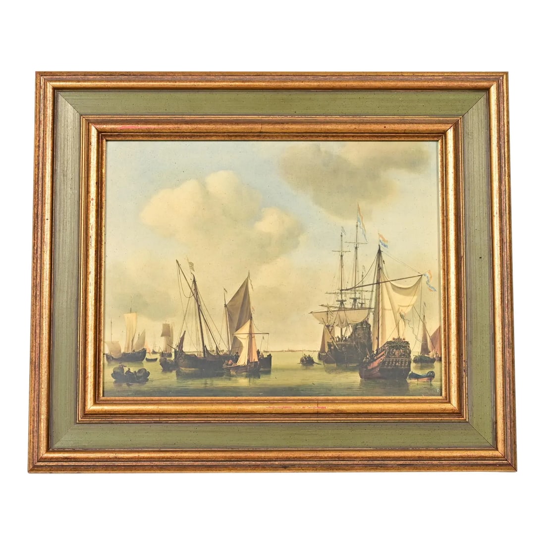 William Van De Velde "Ships in the Roads" Framed Print (1 of 13)