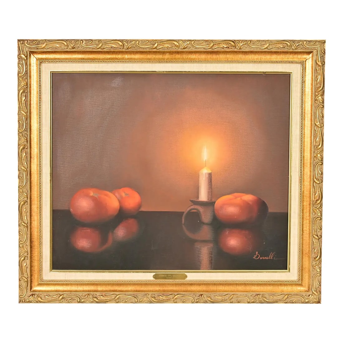 Original Artist Signed Garnelli Still Life Oil Painting on Canvas "Summer Eve Harvest" (1 of 13)